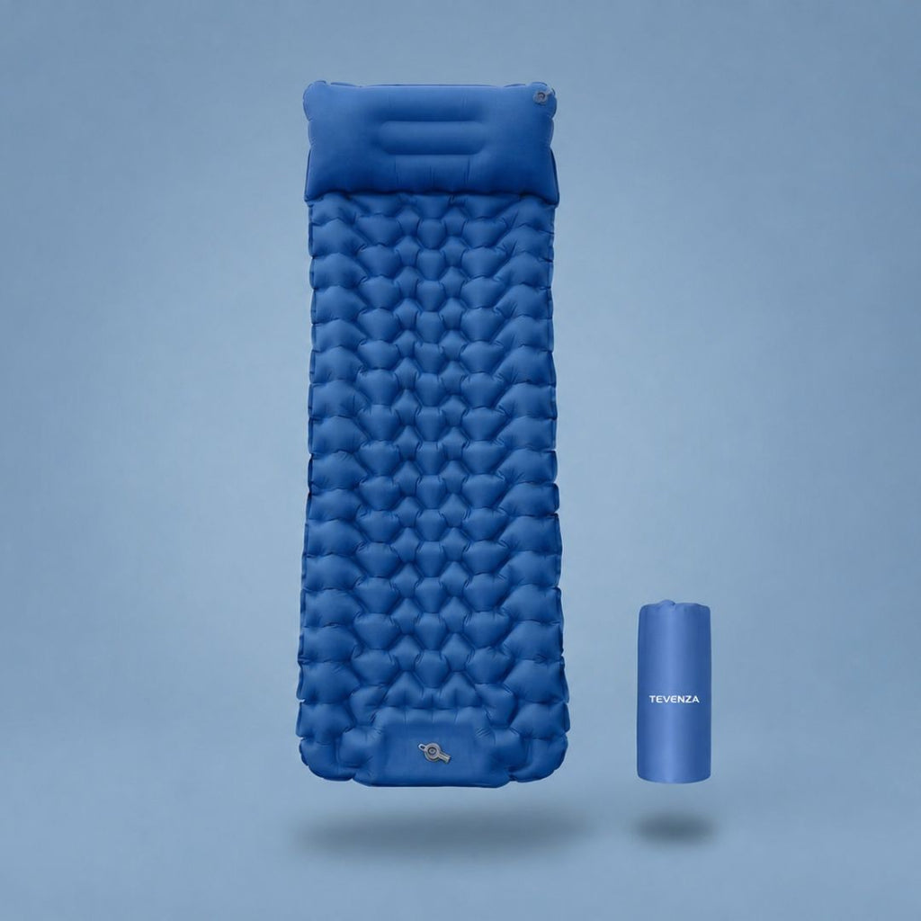Matelas gonflable avec pompe intégrée – Prêt en 30 secondes