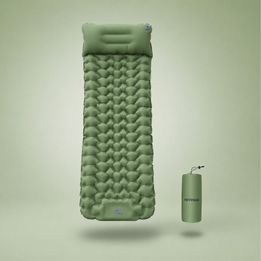Matelas gonflable avec pompe intégrée – Prêt en 30 secondes