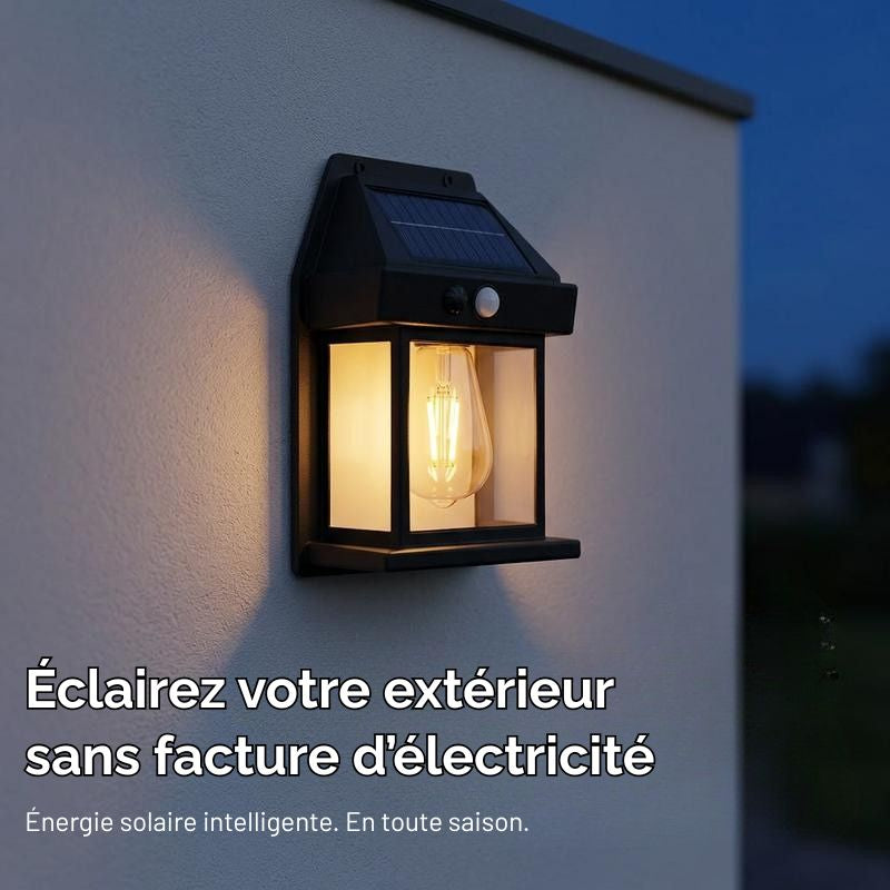 Lampe solaire extérieure avec détecteur de mouvement