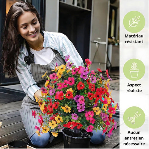 Fleurs décoratives sans entretien