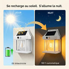 Lampe solaire extérieure avec détecteur de mouvement