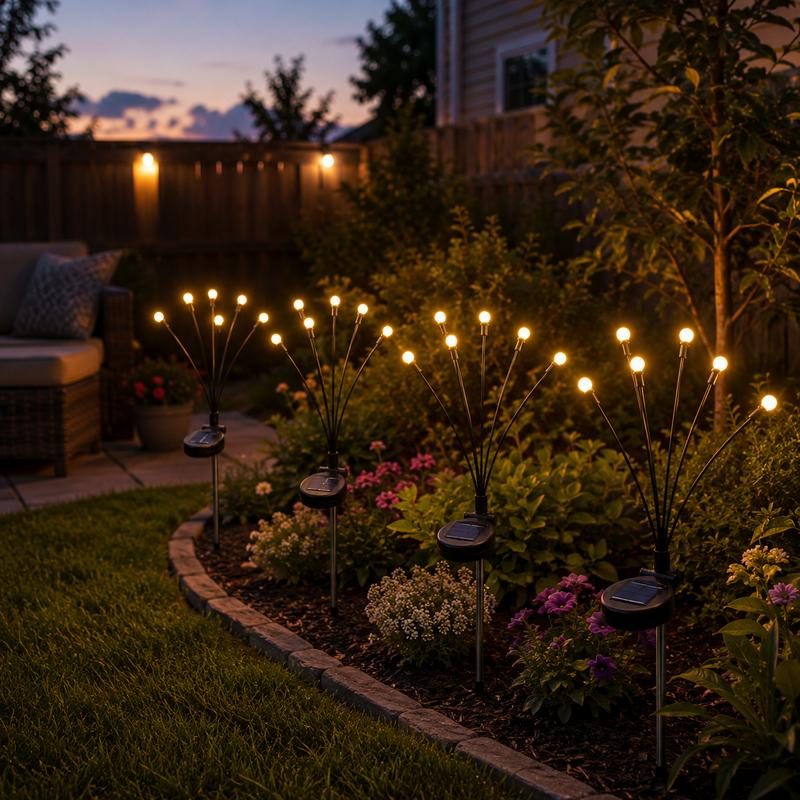 Lampes solaires effet luciole