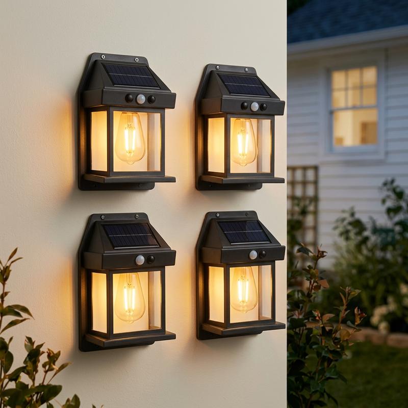 Lampe solaire extérieure avec détecteur de mouvement