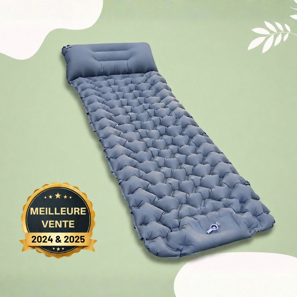 Matelas gonflable avec pompe intégrée – Prêt en 30 secondes