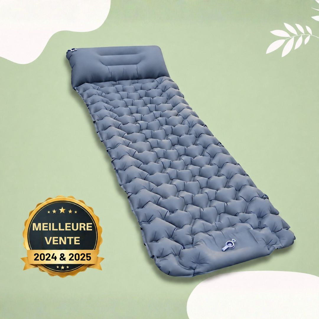 Matelas gonflable avec pompe intégrée – Prêt en 30 secondes
