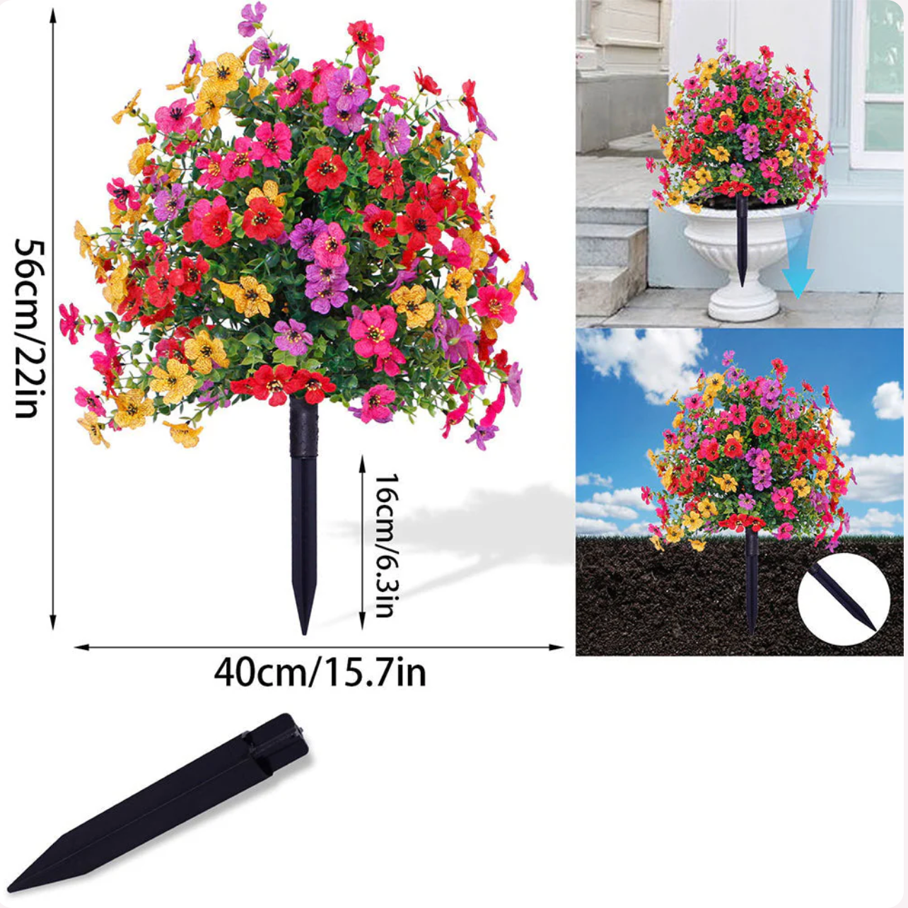 Fleurs décoratives sans entretien
