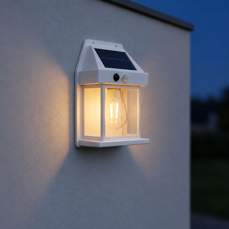 Lampe solaire extérieure avec détecteur de mouvement
