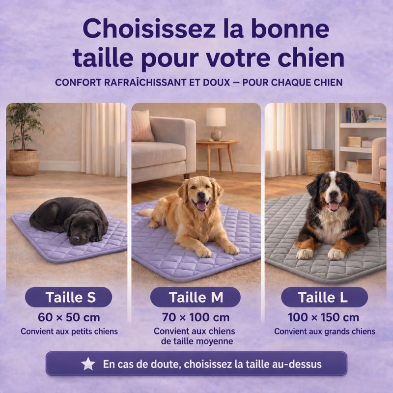 Tapis rafraîchissant pour chien et chat