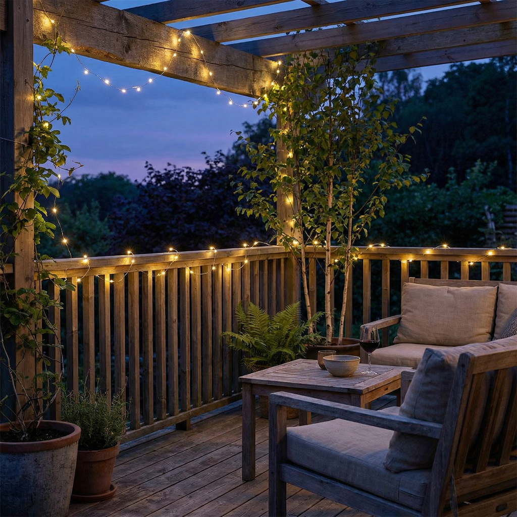 Guirlande solaire LED d’extérieur